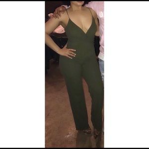 MAKE AN OFFER * Sexy Plunge Jumpsuit